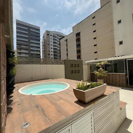 Apt 3Q Luxo Com Ar E Jacuzzi Na Beira Mar Guarapari Kültér fotó